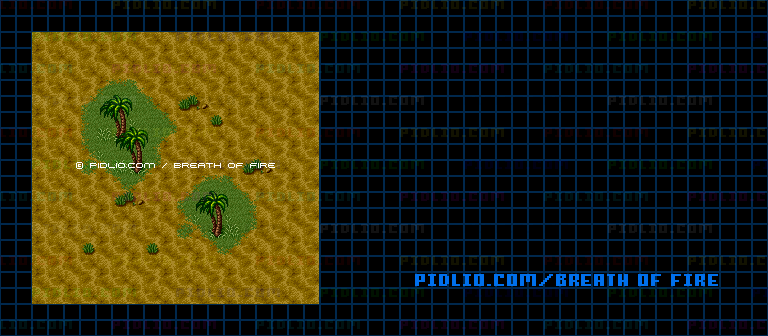 小島のマップ画像 ／ SFC版ブレスオブファイアI攻略 ─ pidlio.com